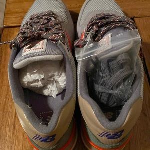 May have been worn inside the house.  Looks almost new to me.